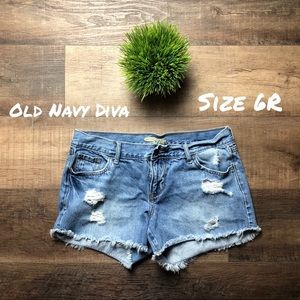 Super Cute Old Navy Cutoff Jeans! Size 6!! 💌💌